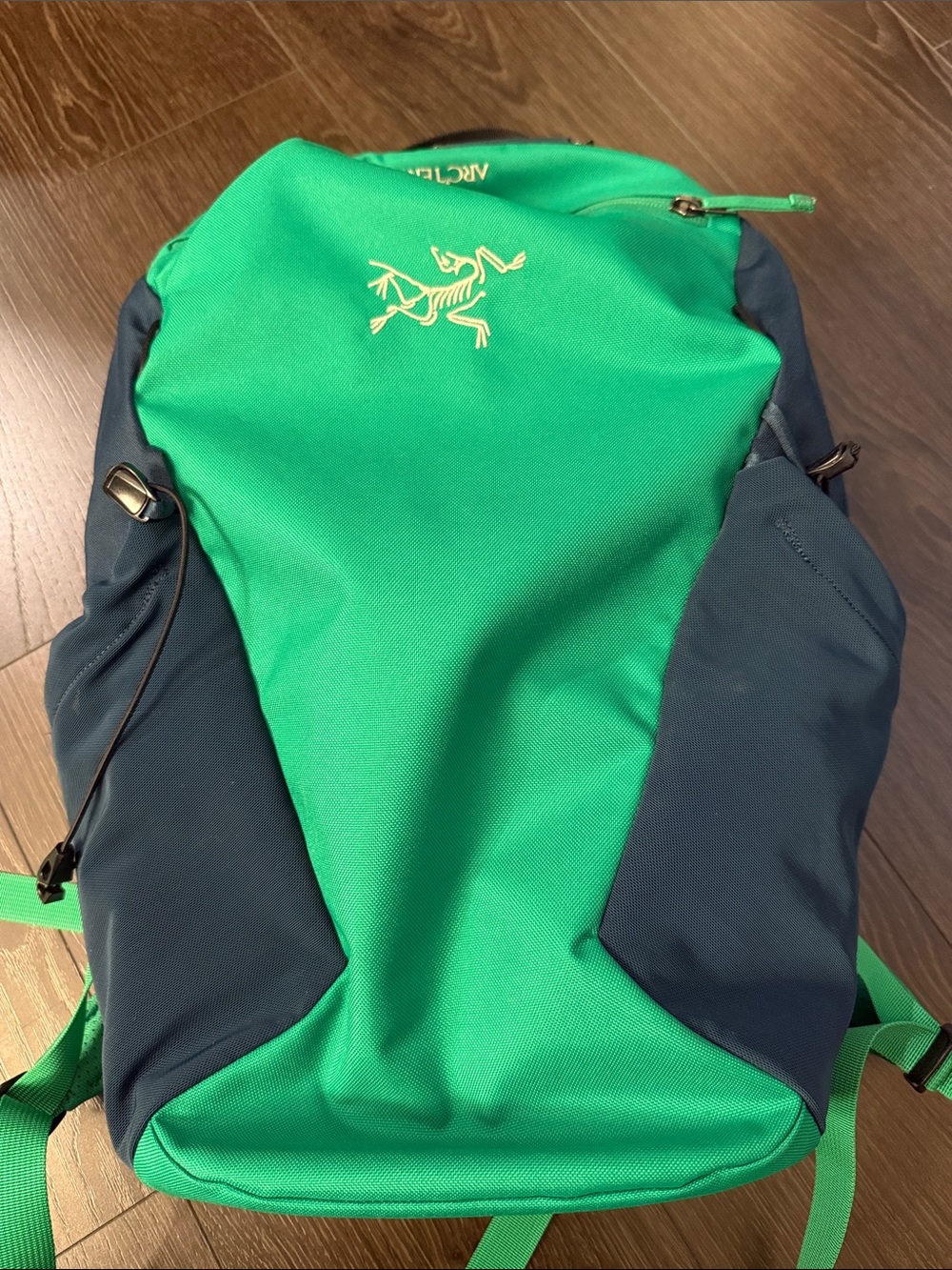 Arc'teryx Green and Navy Compact Daypack Backpack
